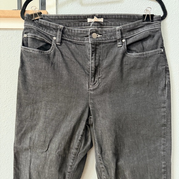 Eileen Fisher Black Ankle Jeans - Picture 2 of 12